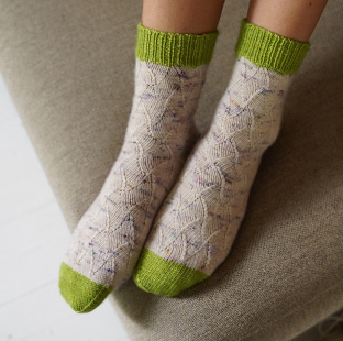 Chaussettes Craie d'Emma Ducher