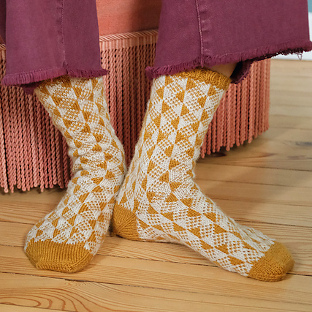 Chaussettes Biscuit de Alice Hammer