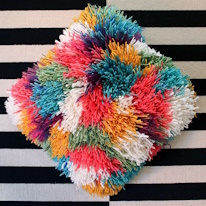 photo d'un coussin pompon