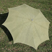 photo d'un ombrelle au tricot