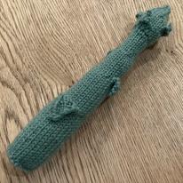photo d'une asperge en tricot