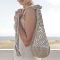 photo d'un sac filet en crochet