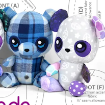 photo de deux nounours en vieux vêtements