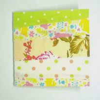 photo d'une carte en tissu