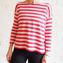 photo d'un t-shirt rayé pour adulte