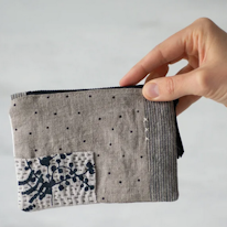 photo d'une trousse en patchwork