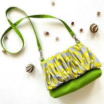 photo d'un sac au rabas froncé